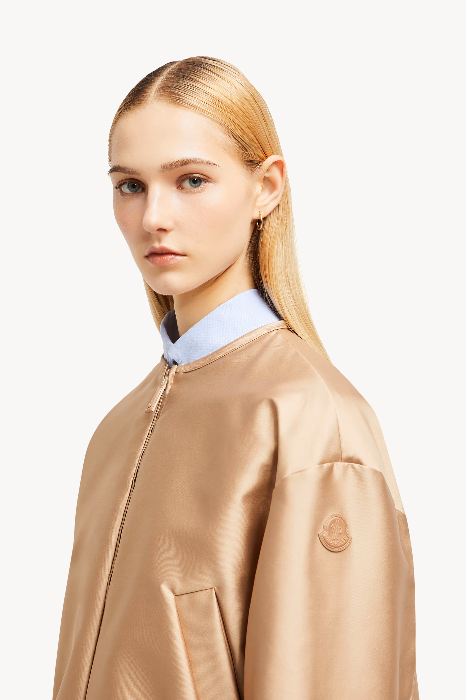 Plumífero cazadora de duquesa Maupa Mujer Beige Moncler 4